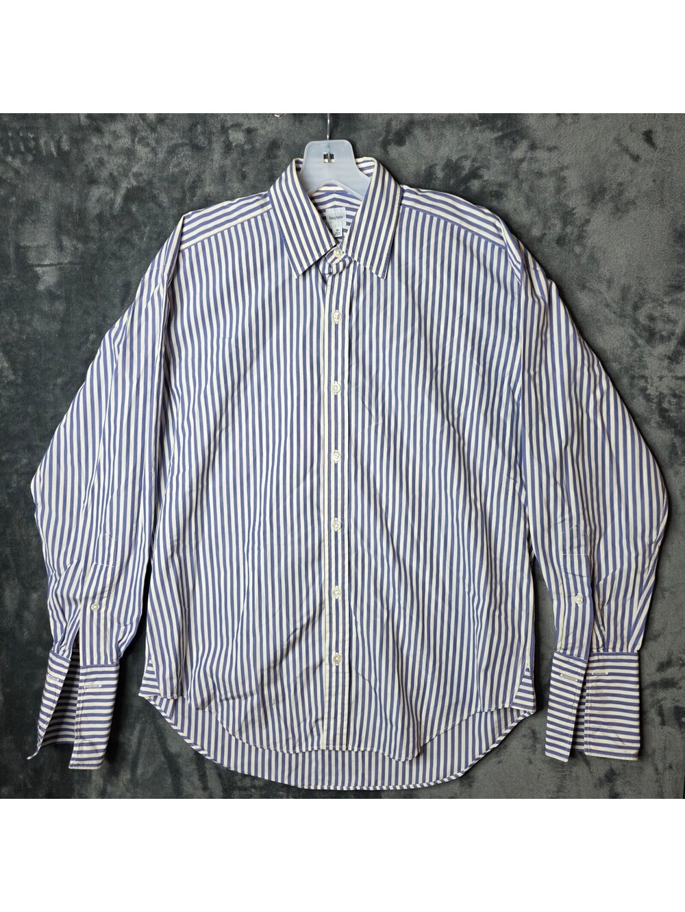Craig Taylor Women's Button Up Striped Dress Shirt 100% Egyptian Cotton Sz Small